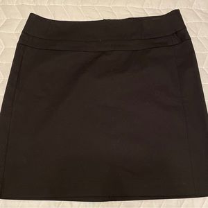 NWT Ann Taylor  Women's Black Mini Skirt Size 12 Zipper